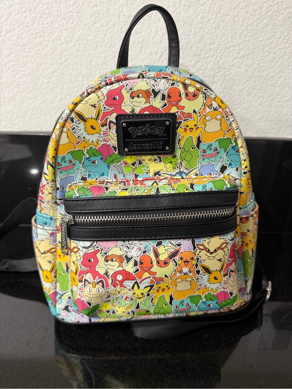Loungefly Pokémon All Over Print Mini Backpack Pikachu Eevee